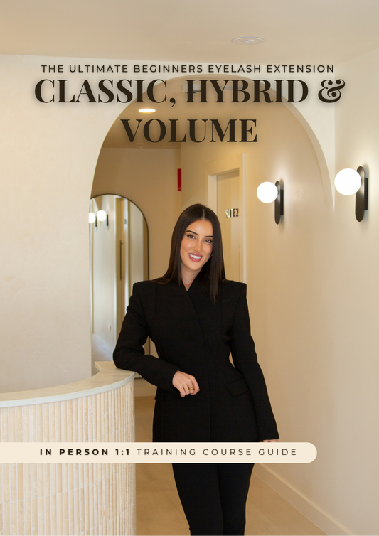 IN PERSON: Beginners Eyelash Extension Training Course - Classic, Hybrid & Volume Information Guide