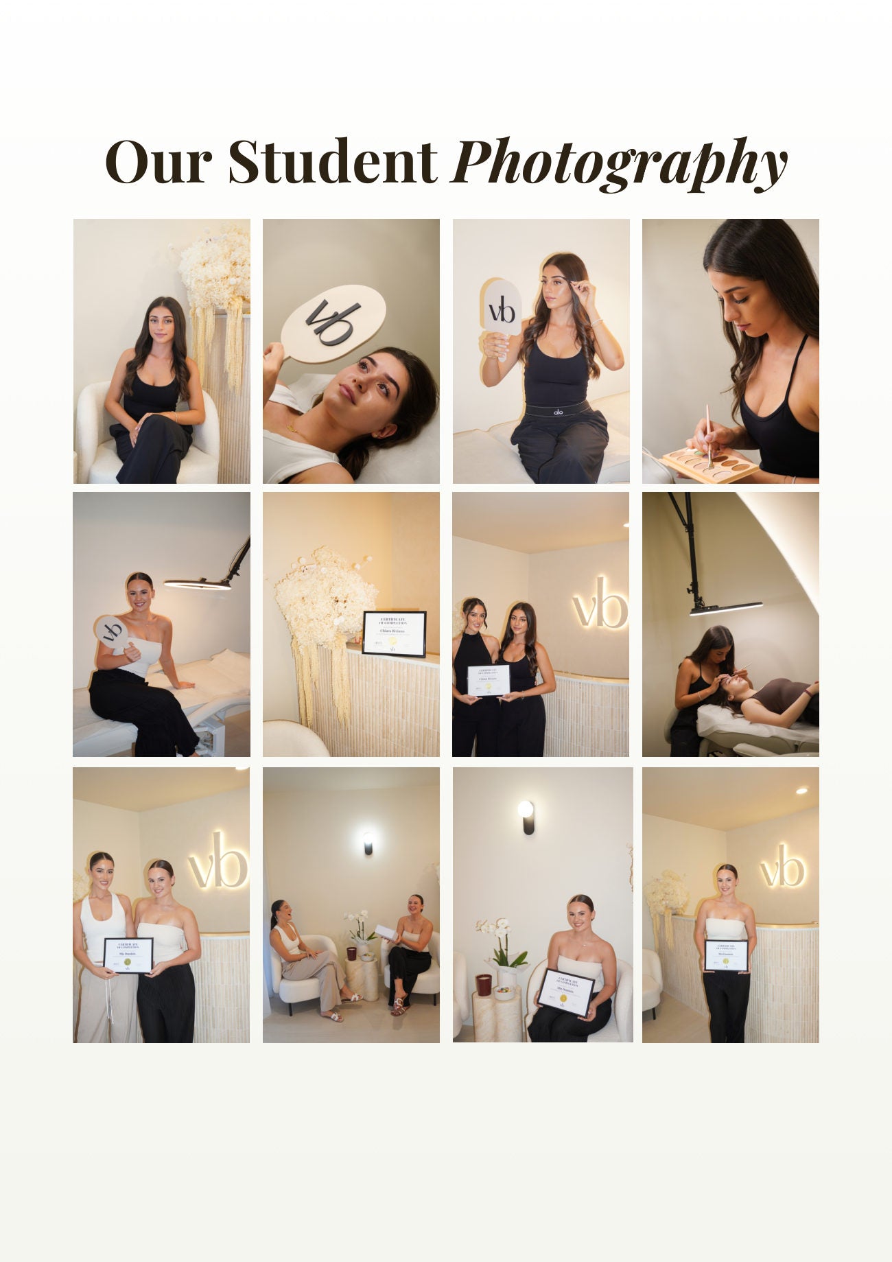 Vlach Beauty student photography collage